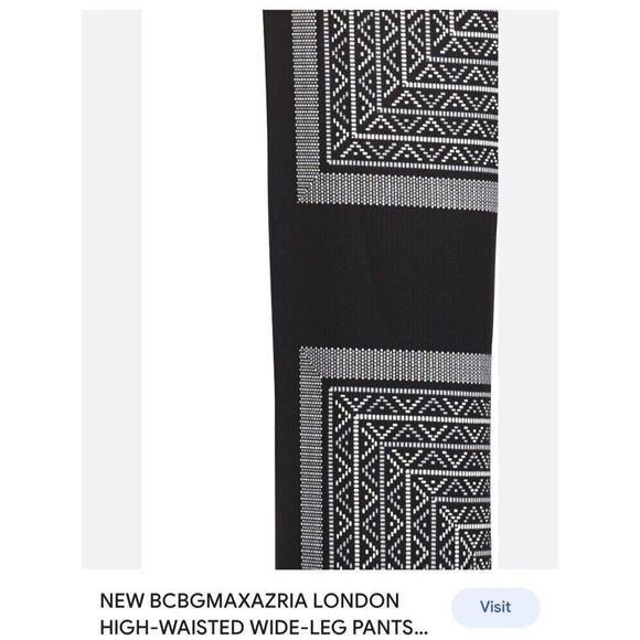 bcbg maxazria wide leg pants - Picture 4 of 13